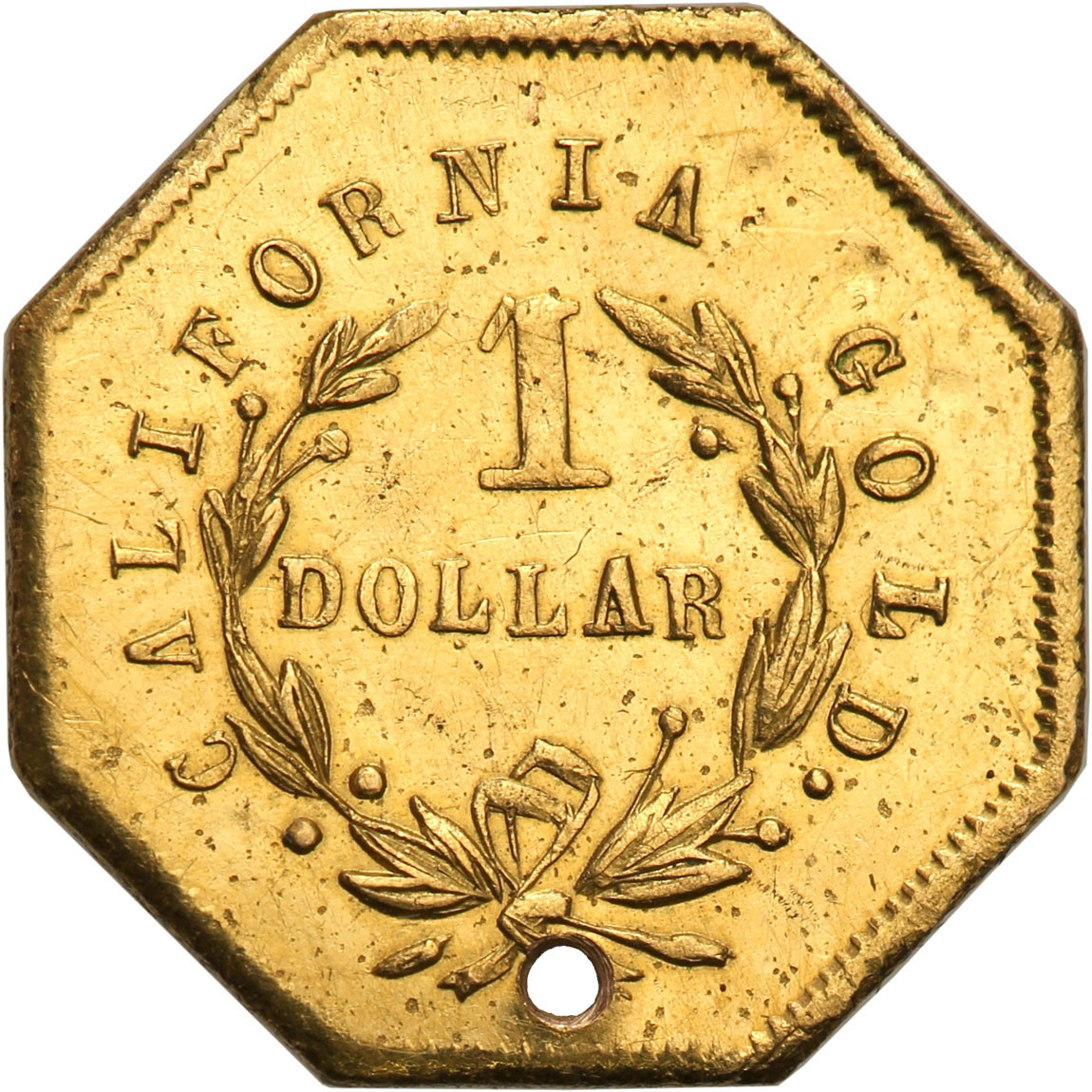 USA. California Gold 1 dolar 1871 typ Liberty Head st.3